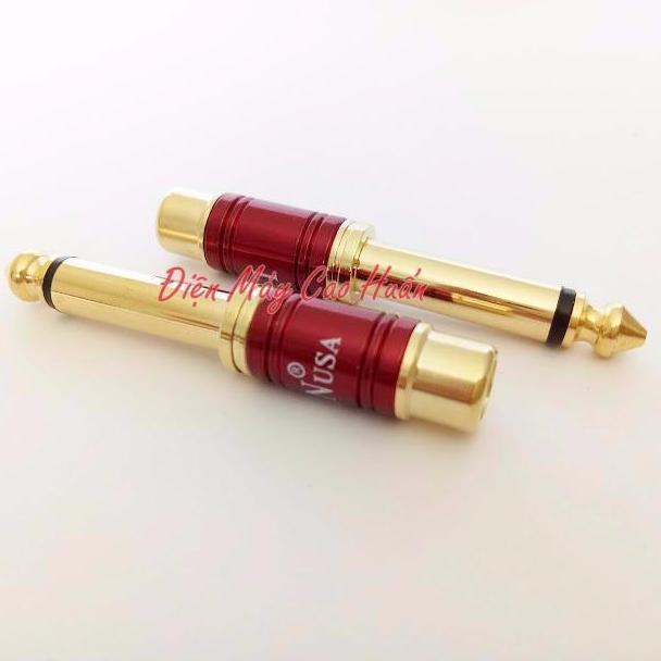 Combo 2 Jack chuyển 6 ly đực ra AV cái Liton