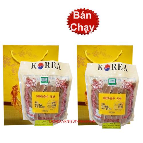 Nấm linh chi đỏ thái lát hàn quốc cao cấp 0.5 kg x 2 gói hàng mới về