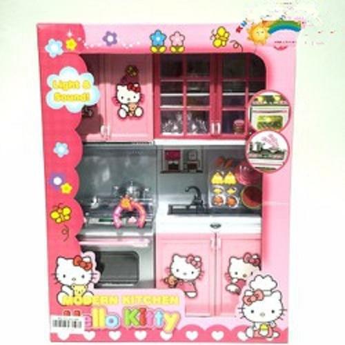 Đồ chơi nhà bếp 2 ngăn dùng pin phát nhạc có đèn, do choi nau nuong dung pin phat nhac