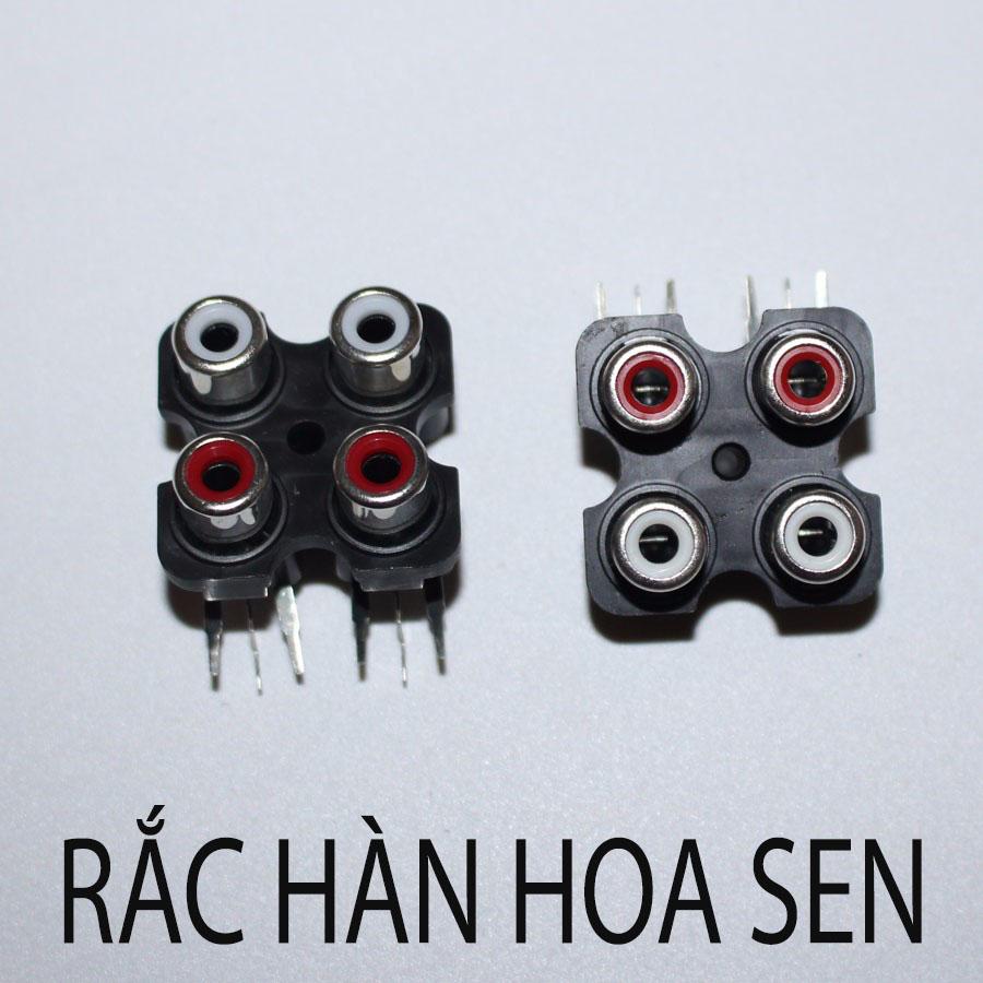 Rắc hàn hoa sen 4 đầu âm 1 chiếc