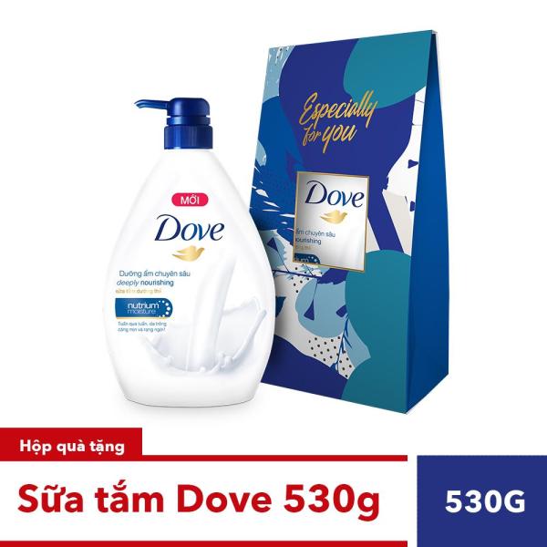 Hộp quà Dove sữa tắm Dưỡng ẩm chuyên sâu 530g