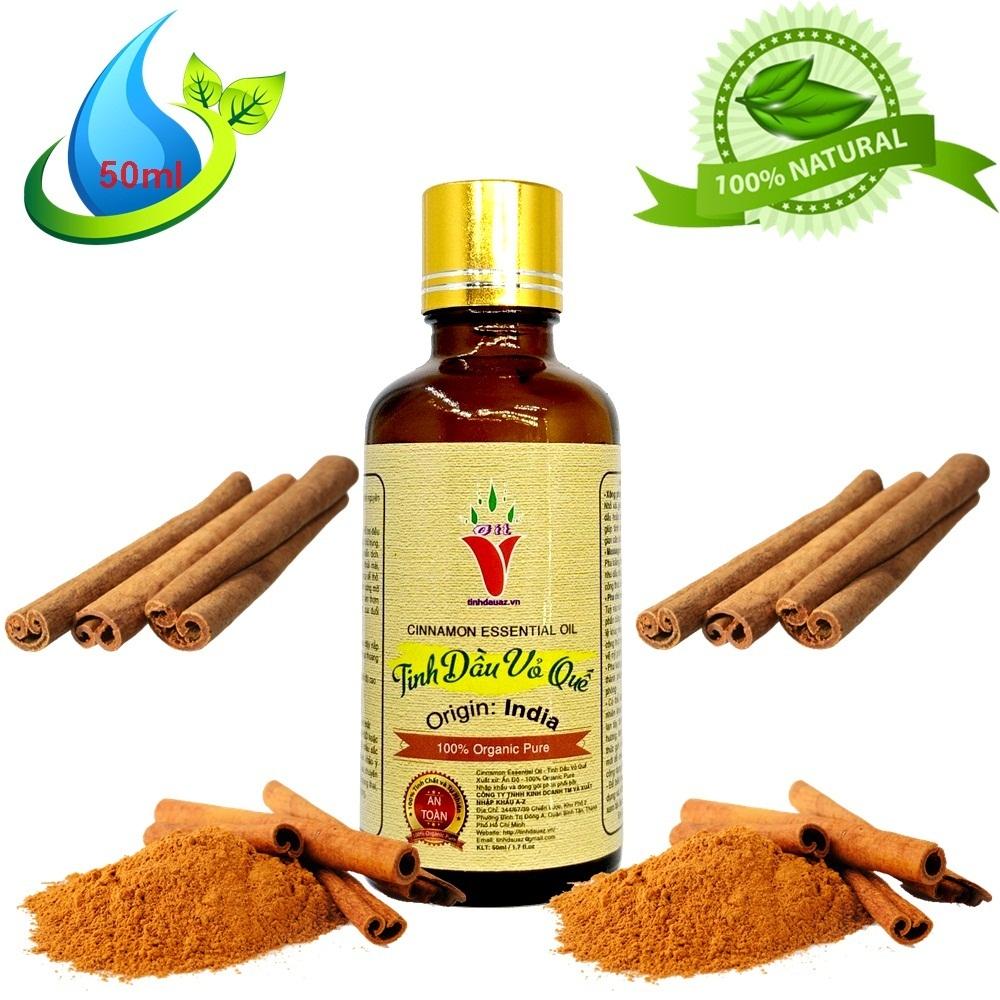 Tinh dầu vỏ quế thiên nhiên nguyên chất 50ml ấn độ