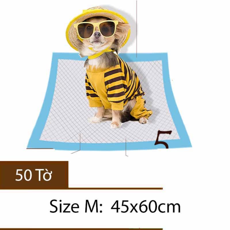 Tã lót cho chó mèo - Tã lót cho thú cưng - Tã Size M 50 tờ