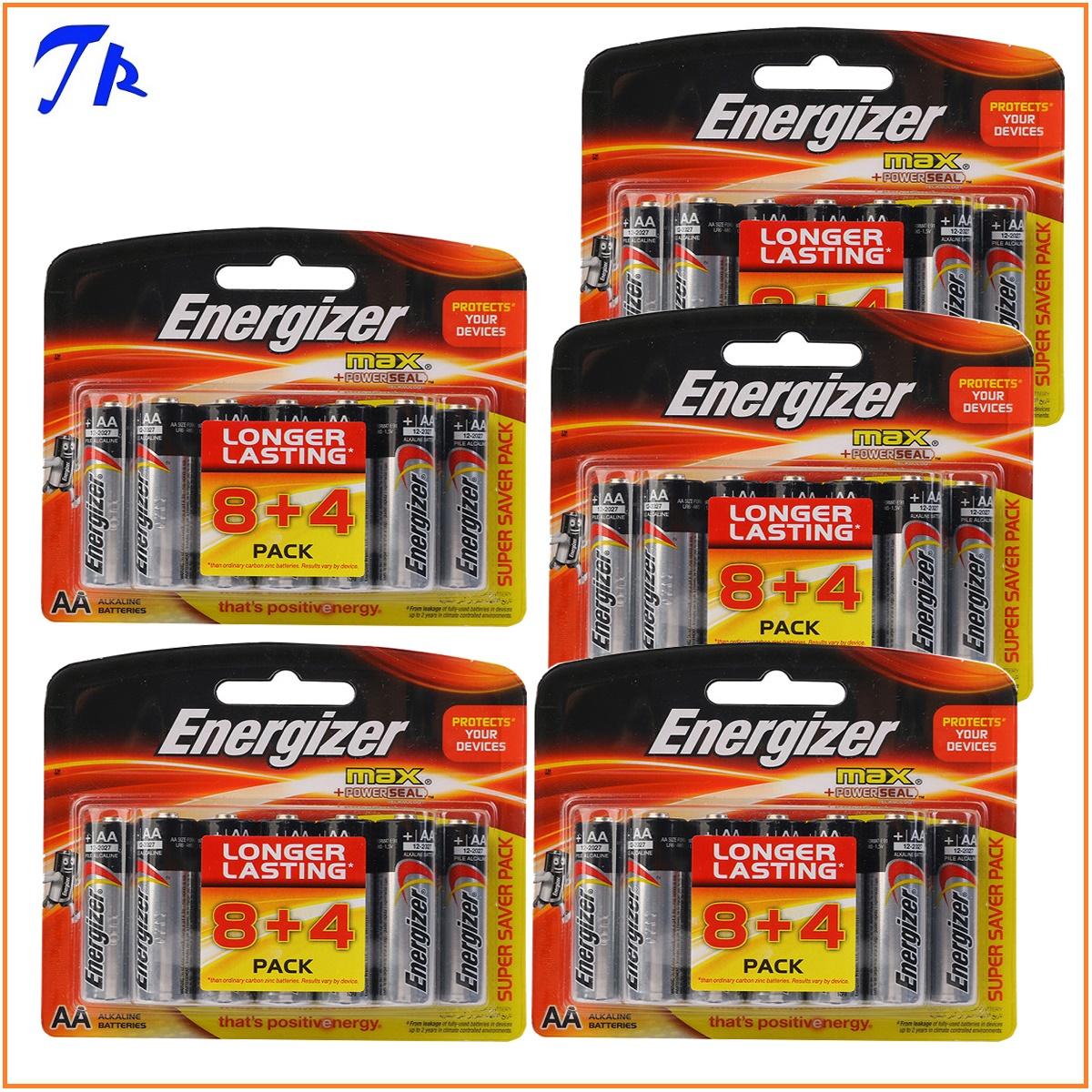 5 vỉ pin AA Energizer alkaline