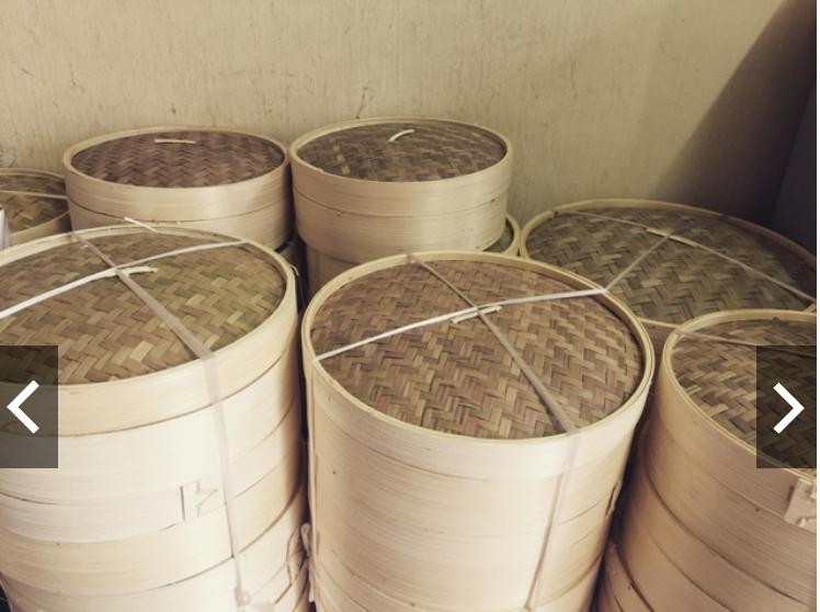 Lồng hấp xửng hấp bánh bao há cảo (1 lồng kèm đáy và nắp) phi 15 cm là hoàn toàn bằng tre thiên nhiên, xuất xứ Việt Nam