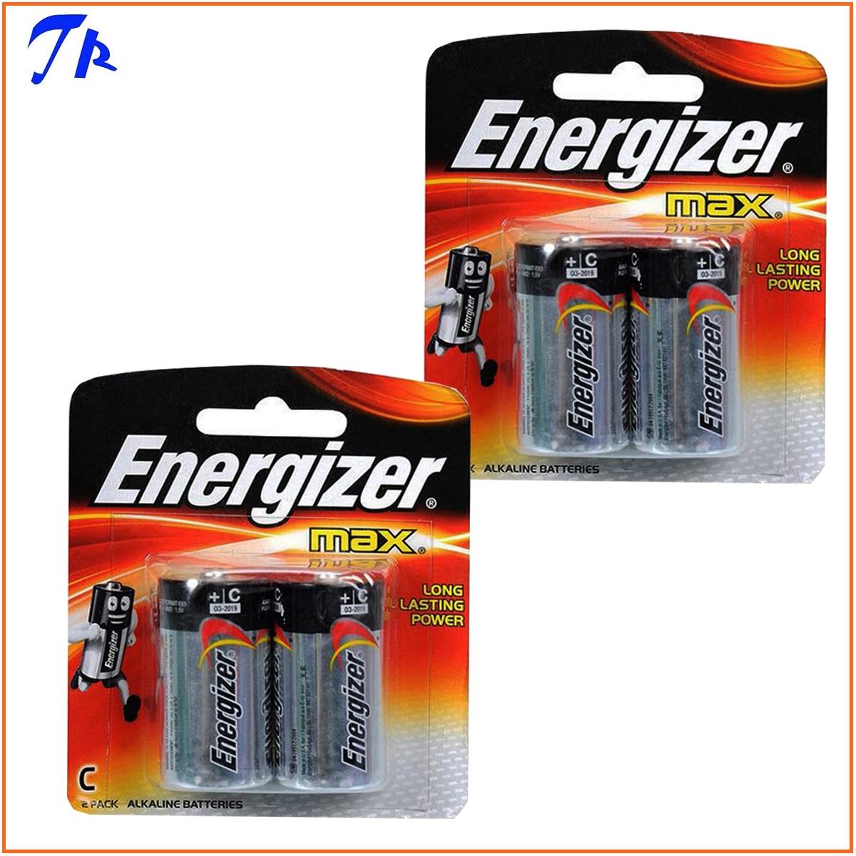 2 vỉ Pin Trung C Energizer Alkaline