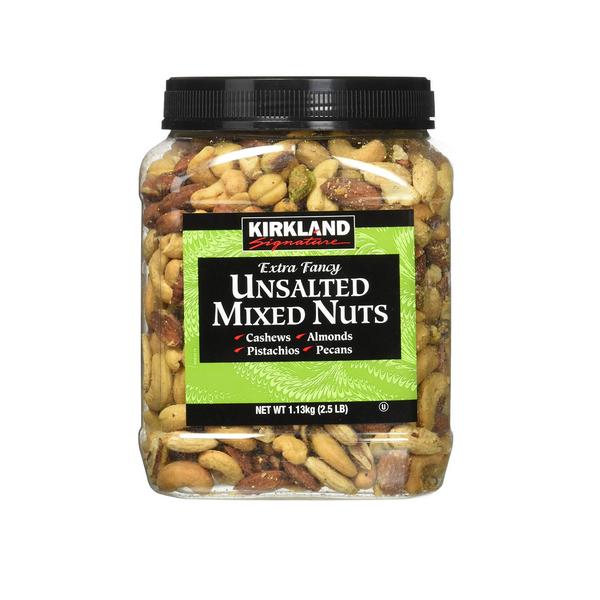 Hạt dinh dưỡng không muối mỹ kirkland unsalted mixed nuts 1.13kg