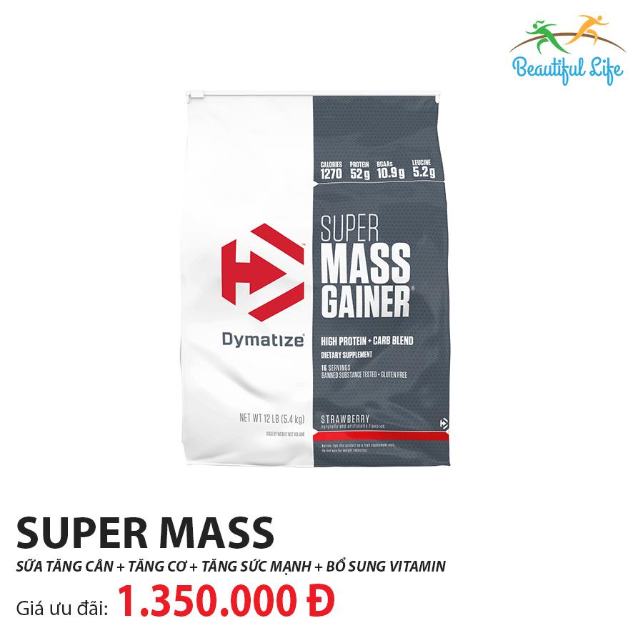 Sữa tăng cân Super Mass 5.4kg