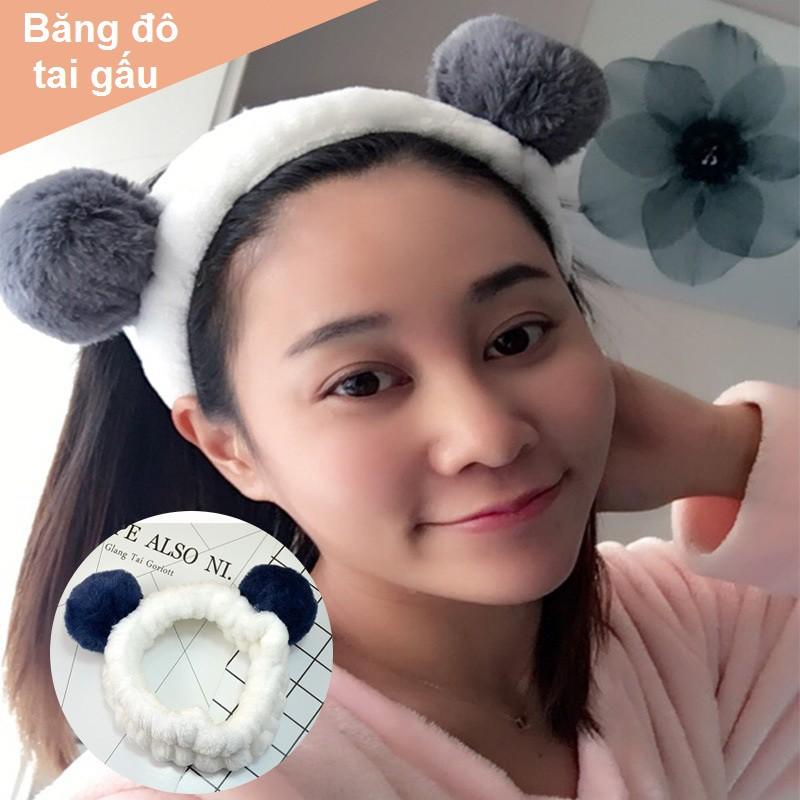 Băng đô tai gấu - nhung mềm mượt