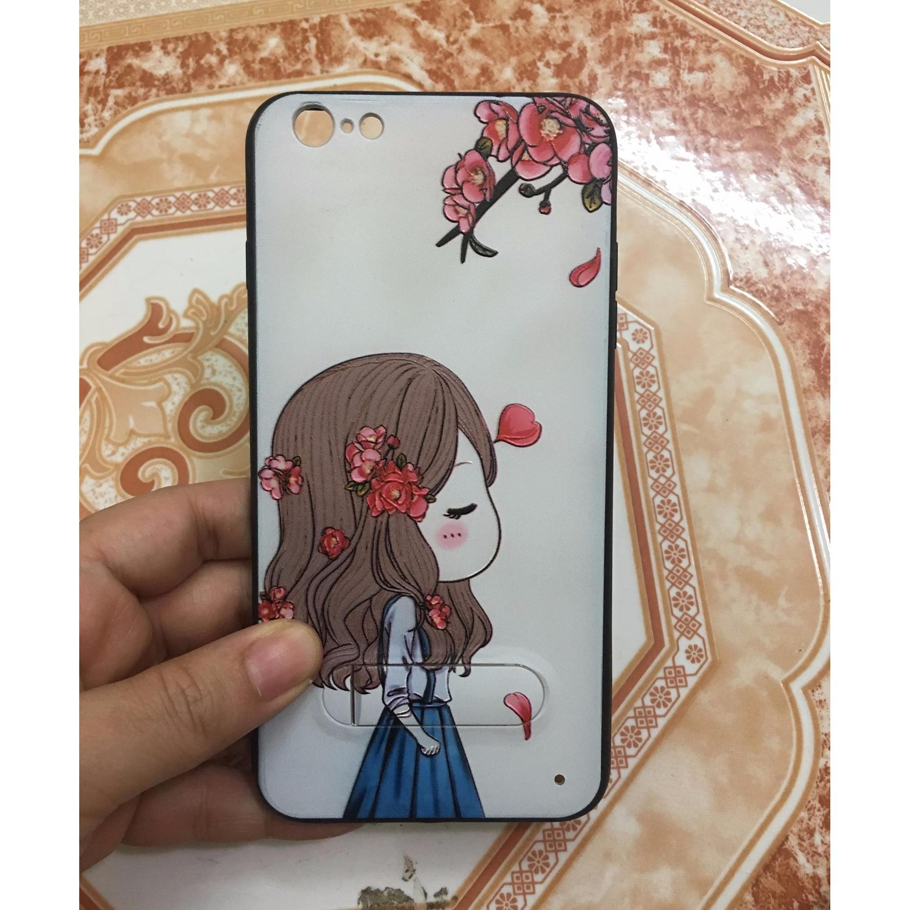 Ốp lưng thời trang cho iphone 6 plus tặng kính cường lực