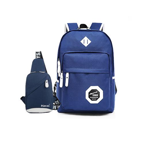 Combo Ba Lô UNISEX Hàn Quốc HARAS HR133 Và Túi Đeo Chéo HR173