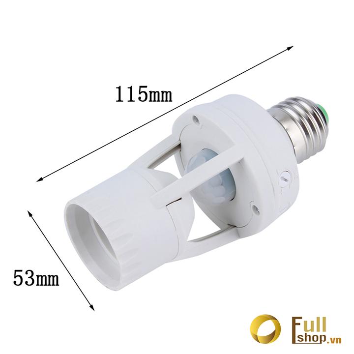 Đui đèn cảm ứng chuyển động, cảm ứng hồng ngoại đèn sáng khi người tới Kawasan Kawa SE27