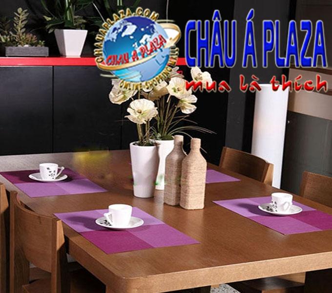Bộ lót bàn ăn 4 tấm đa năng sang trọng ca906