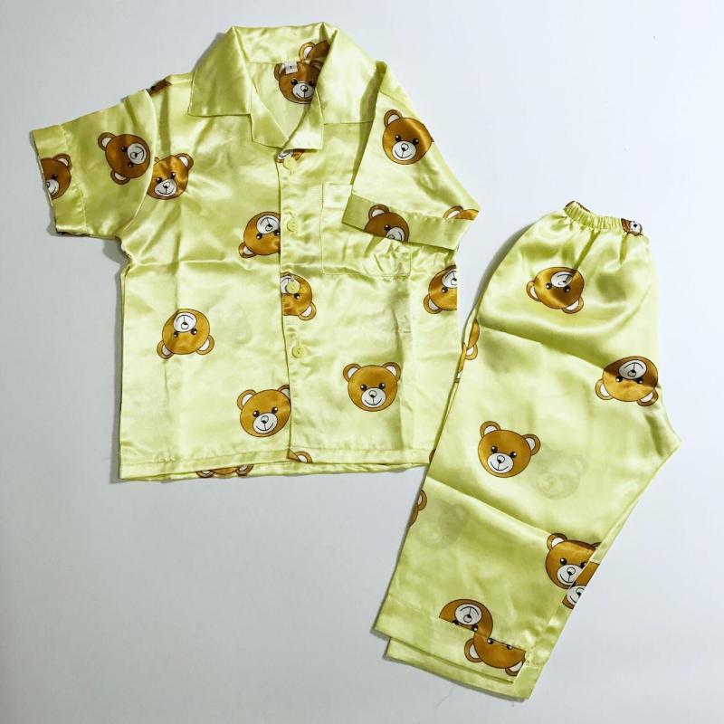 Nơi bán Pijama cho bé hình gấu vàng chanh 10-20kg