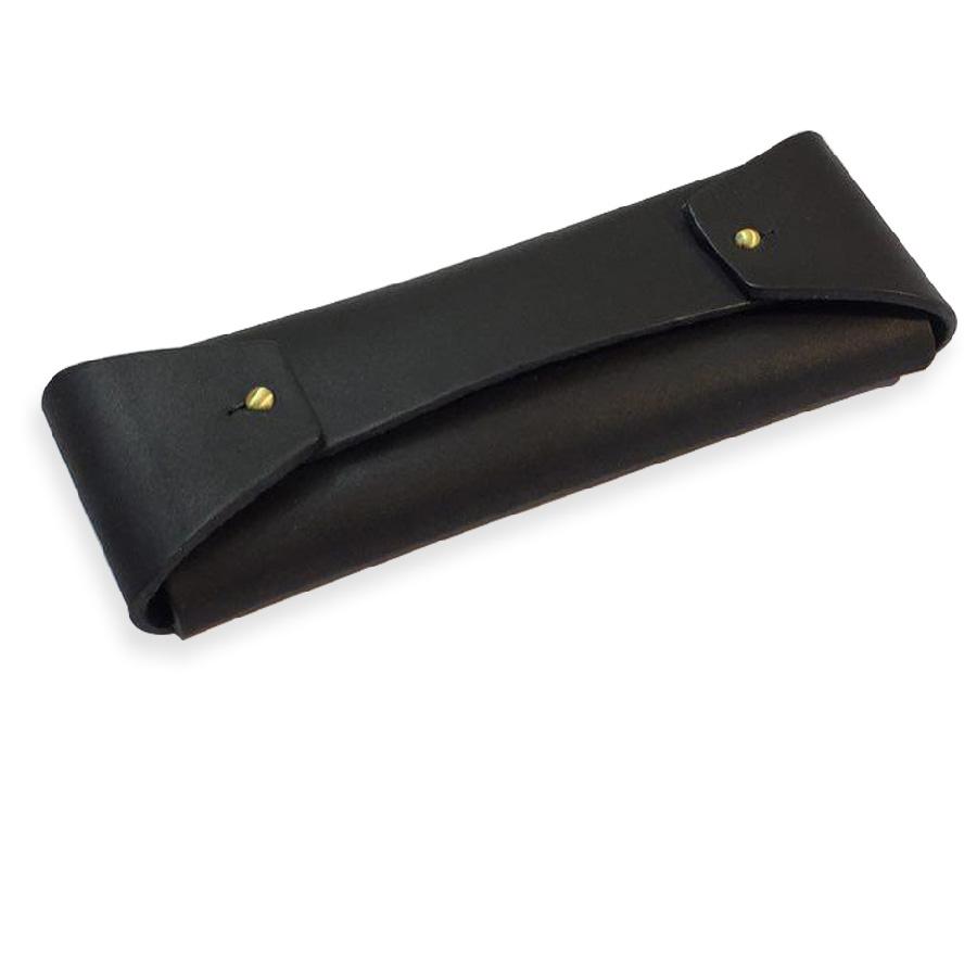 Túi đựng bút da thật – Bao da đựng bút khắc tên Genuine leather pen case