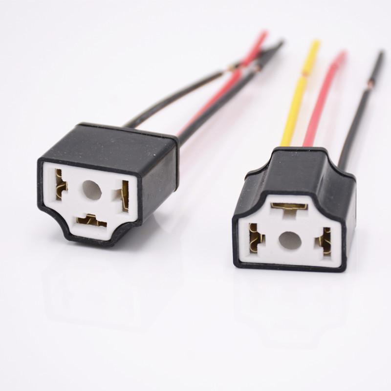 Bộ 2 chuôi đèn H4 cho bóng đèn Oto/Xe máy AH4