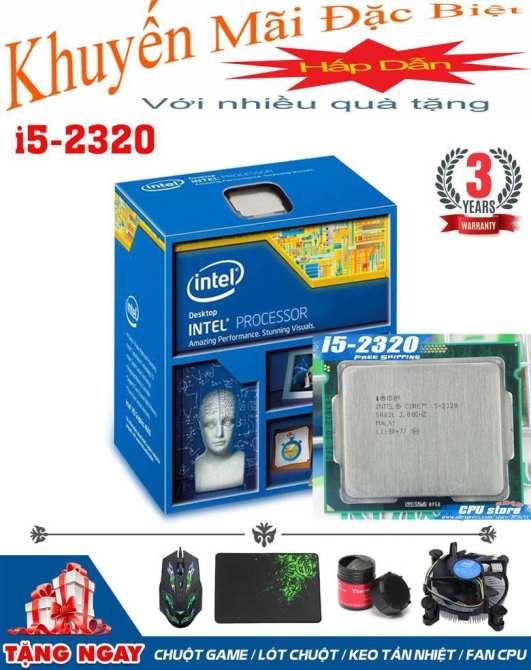 Cpu intel core i5-2320 tặng quạt chip và keo tản nhiệt ch m04 - hàng nhập khẩu