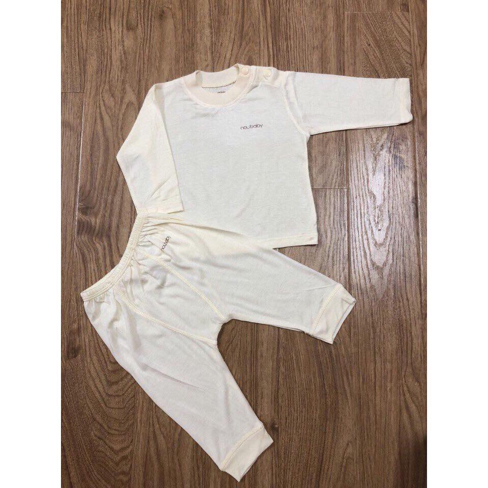 Bộ Nou Baby Dài Tay Cài Vai Cho Bé Trai Và Bé Gái Từ 3-13kg