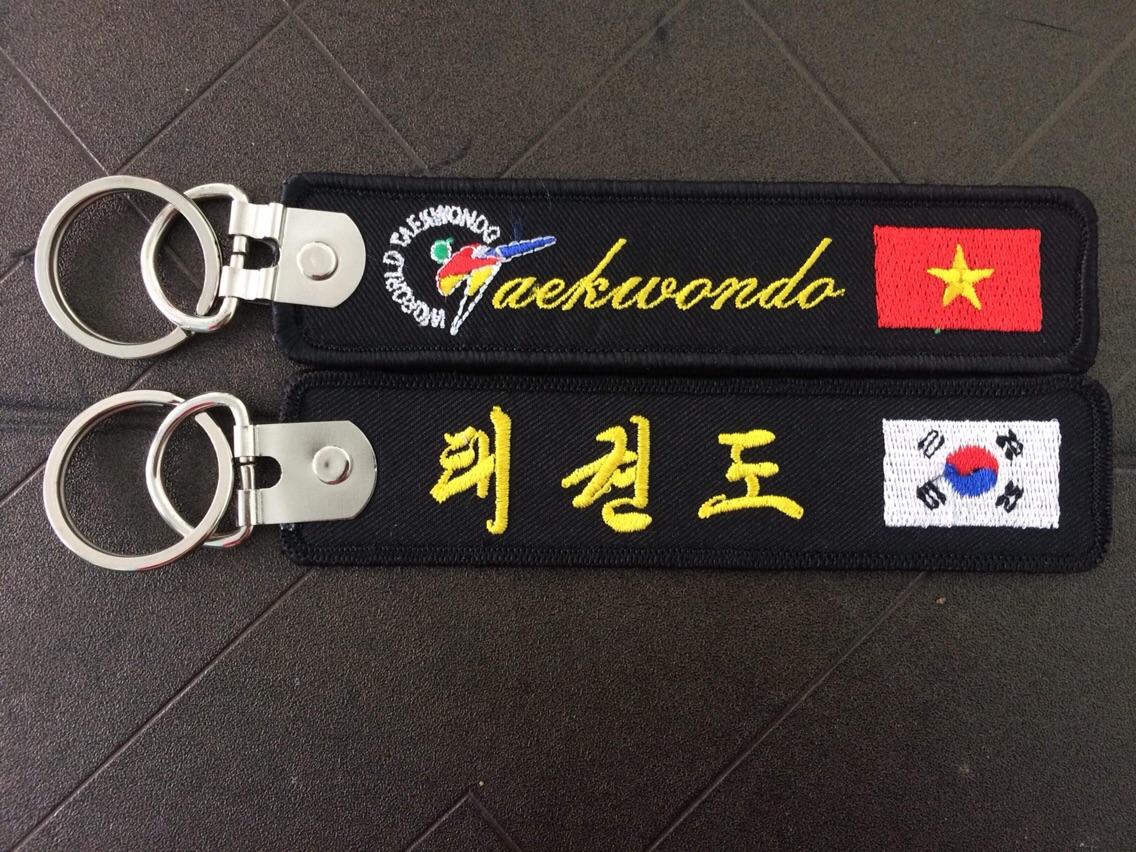 Móc khoá thêu Taekwondo