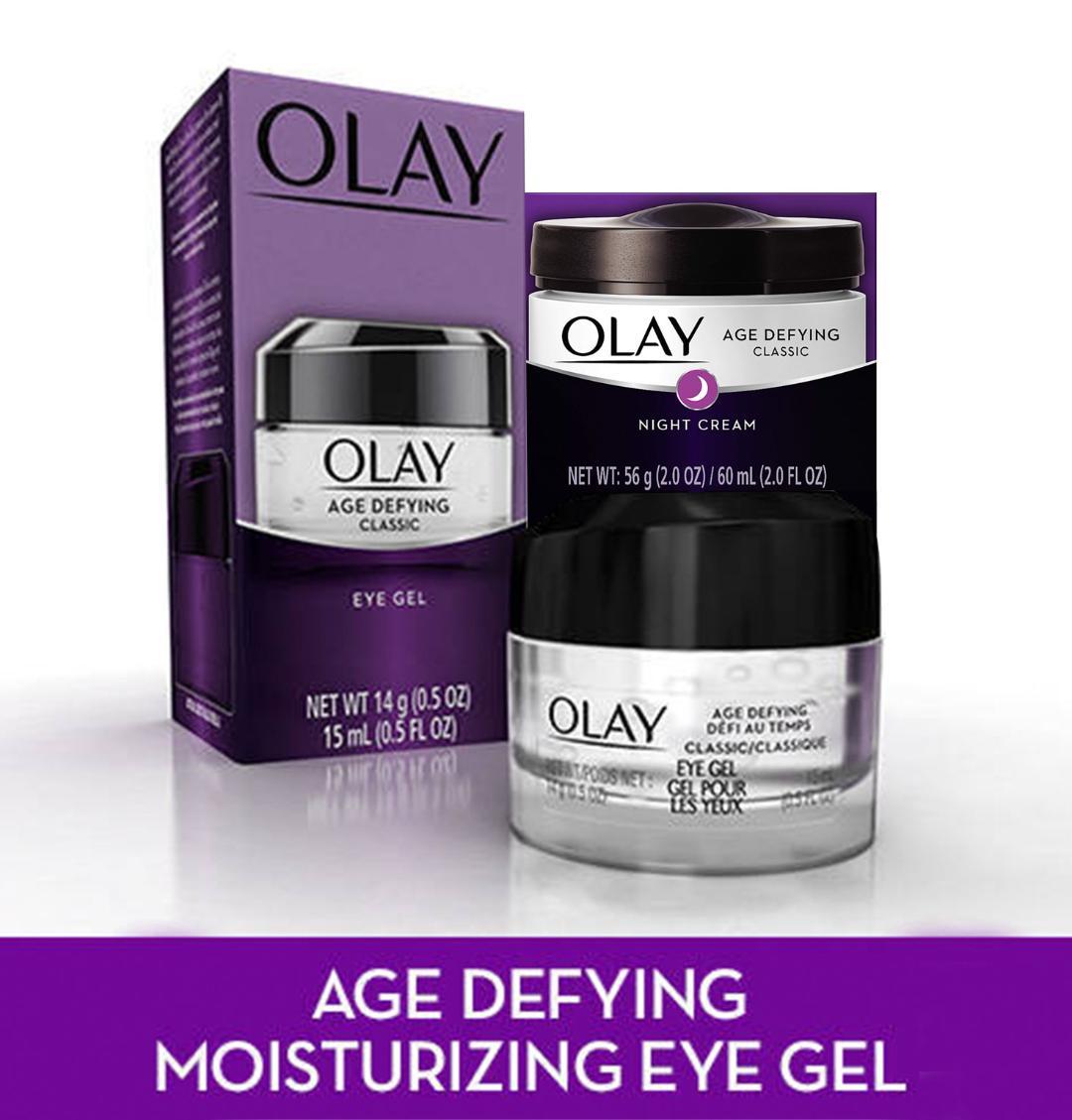 Kem dưỡng da ban đêm giảm vết nhăn Olay Age Defying Classic Night Cream 56 và Kem dưỡng mắt chống lão hóa Olay Age Defying Classic eye gel