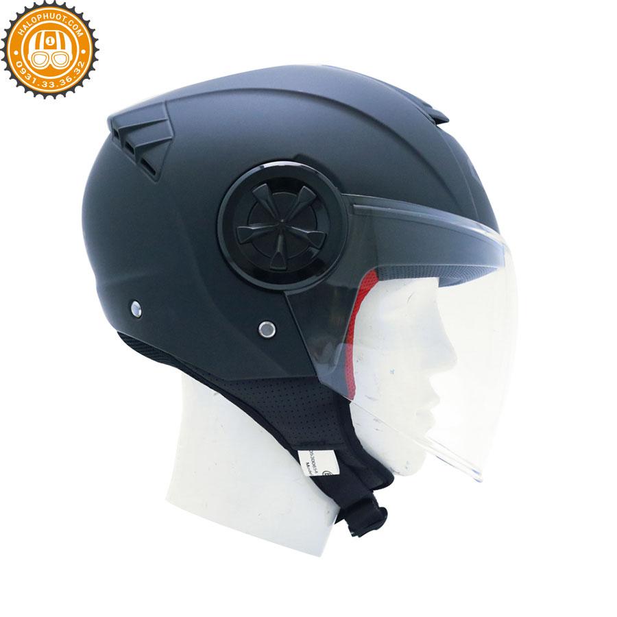 [HCM]NÓN BẢO HIỂM 3/4 YOHE 851 (ĐEN NHÁM)