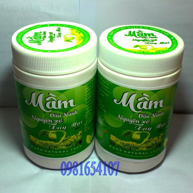 1 kg Bột mầm đậu nành nguyên sơ hỗ trợ tăng size vòng 1