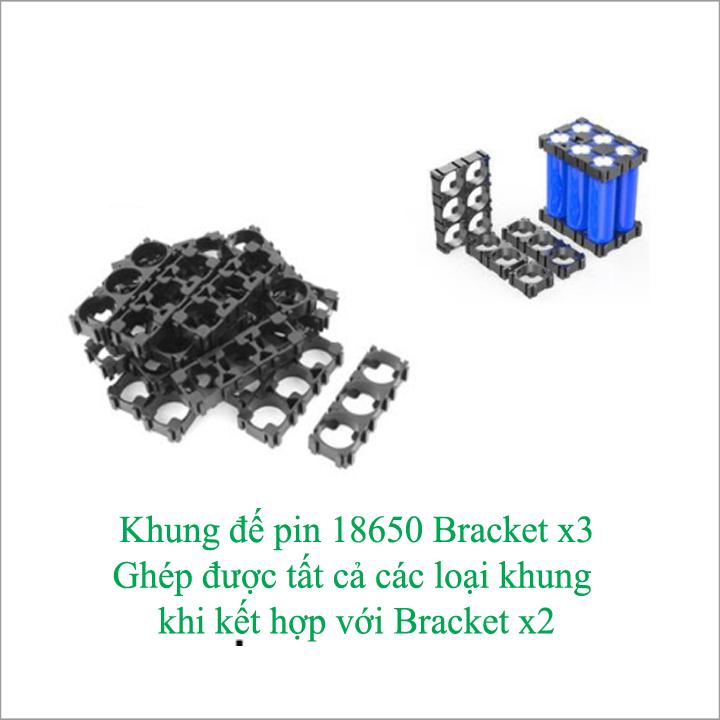 Sl. 10 khung đế lắp pin 18650 giúp việc chế pin 18650 dễ hơn