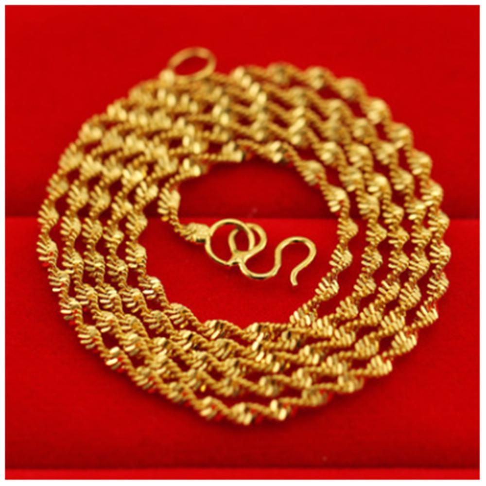 Dây Chuyền Nữ Mạ Vàng 24K - Dây Xoắn Sang Trọng - Phụ Nữ Cá Tính - Thể Hiện Đẳng Cấp Của Phụ Nữ Hiện Đại !!!