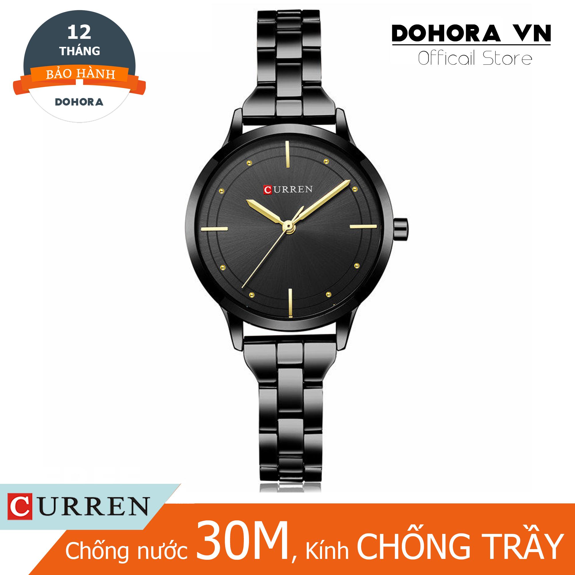 Đồng hồ nữ tính Curren DO3 kính Sapphire  chống nước 30 dây thép không gỉ cao cấp