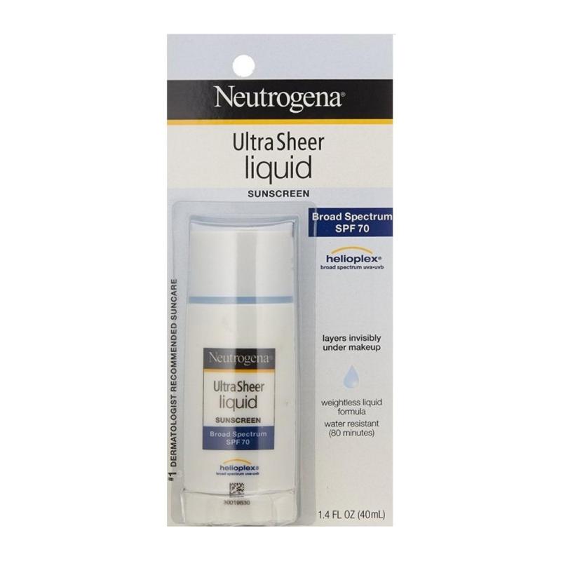 Kem chống nắng dạng sữa Neutrogena Ultra Sheer Liquid Sunscreen SPF 70 nhập khẩu