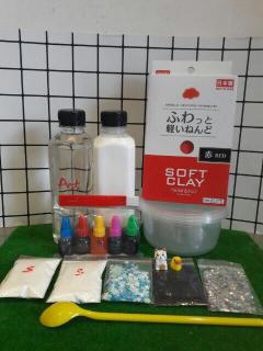 Combo bộ kit làm buter slime và cloud slime miễn phí ship toàn quốc - ảnh sản phẩm 1