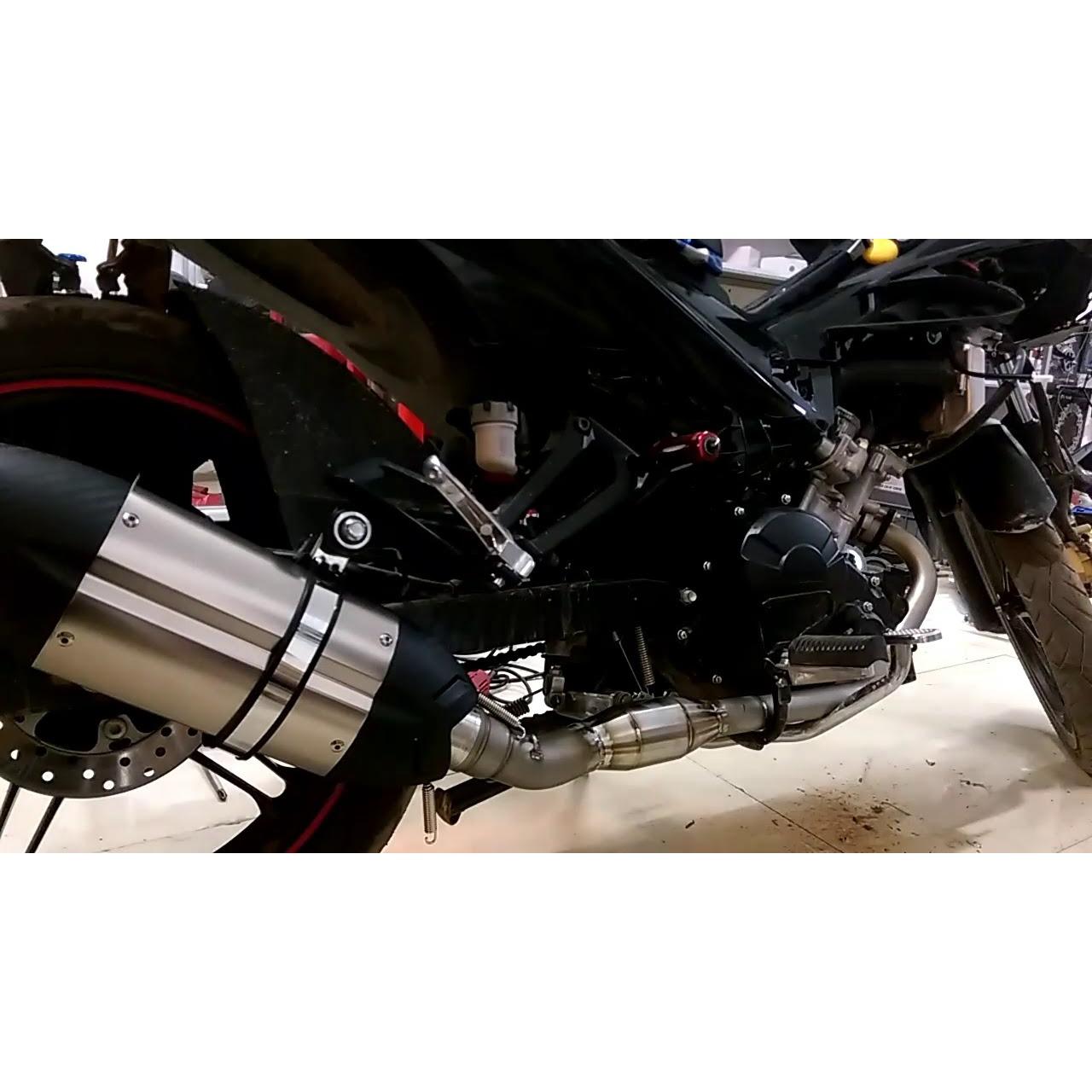 Cổ pô bầu hơi dùng cho xe Excenter 150( inox304 cao cấp)