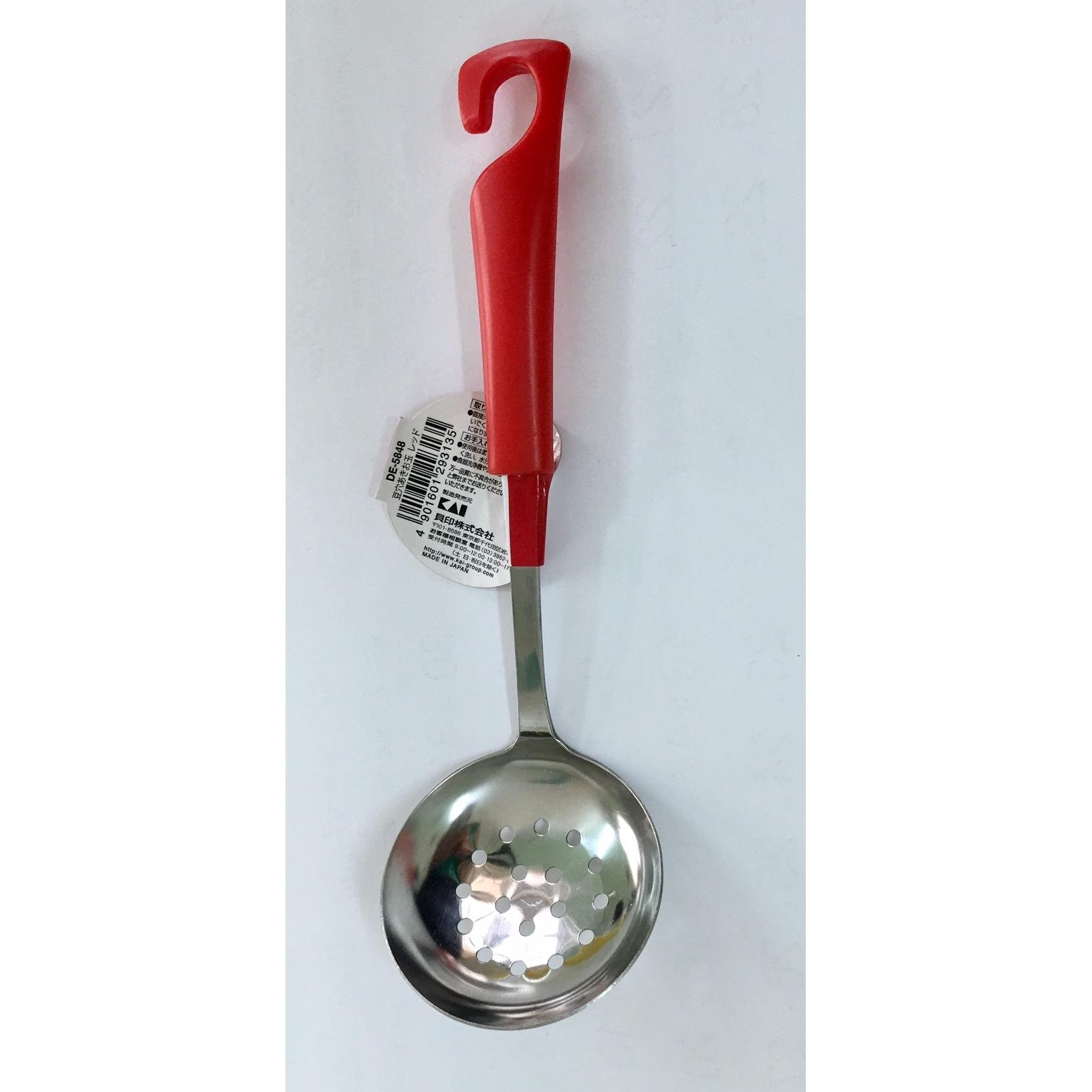 Hàng nhật muôi vá lỗ nhỏ inox kai de_5848 thép không gỉ