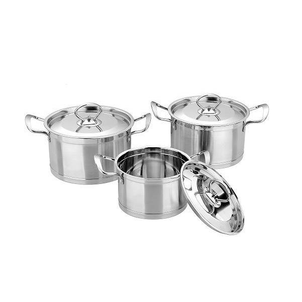 Bộ 3 nồi inox ecosun bm-s351 18-20-24cm