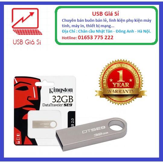 USB 2.0 Kingston DataTraveler SE9 32GB (bạc)