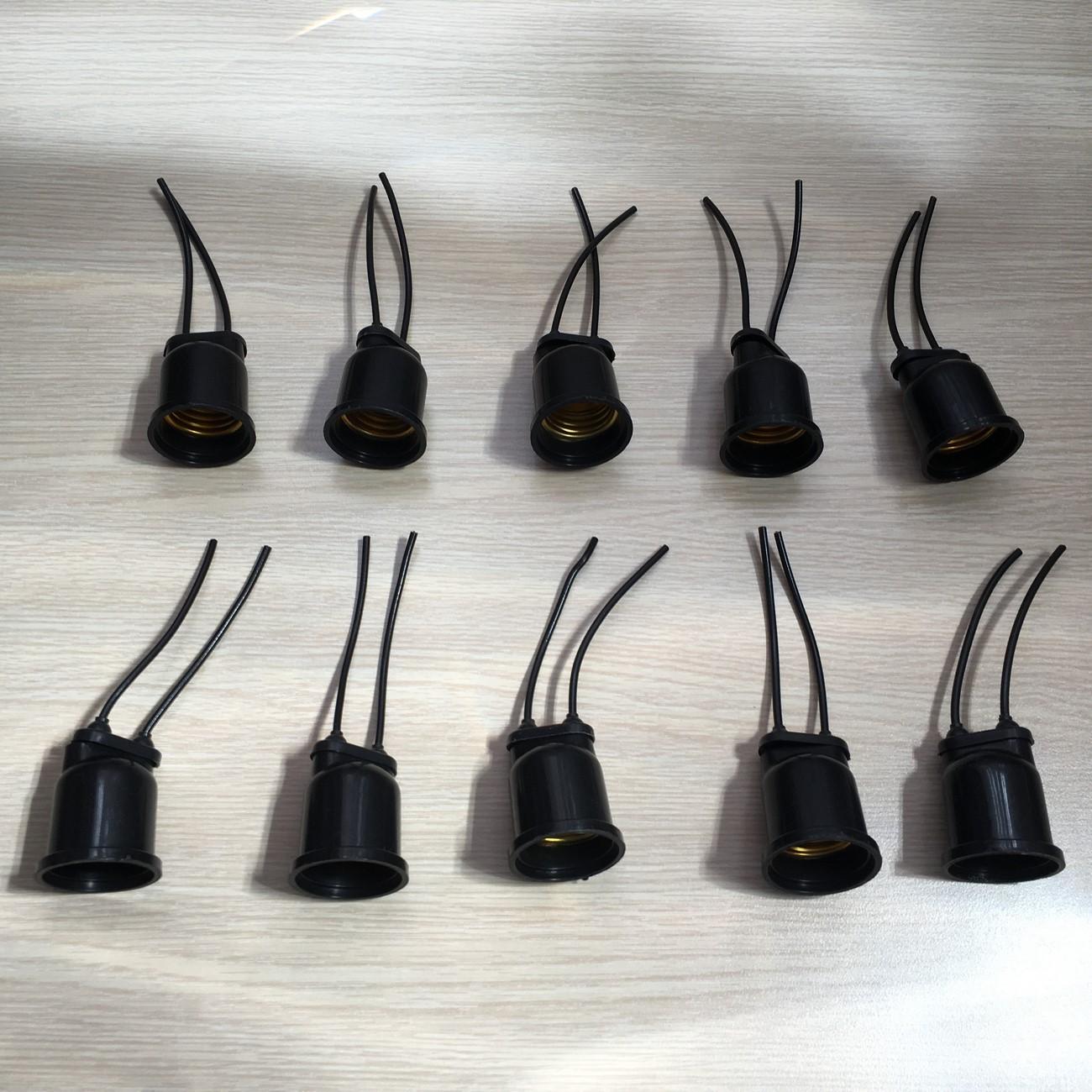 Bộ 10 Đui đèn treo chống nước E27