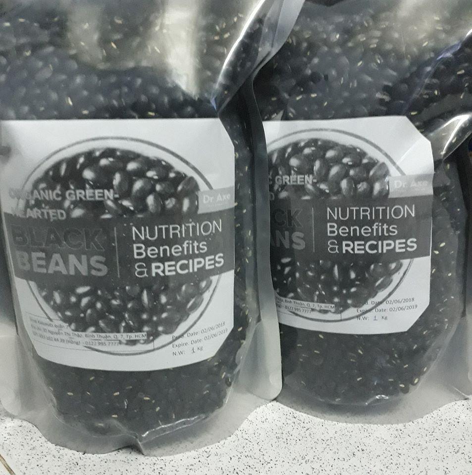 Đậu đen xanh lòng Tây Nguyên loại 1kg (Kalonut shop)