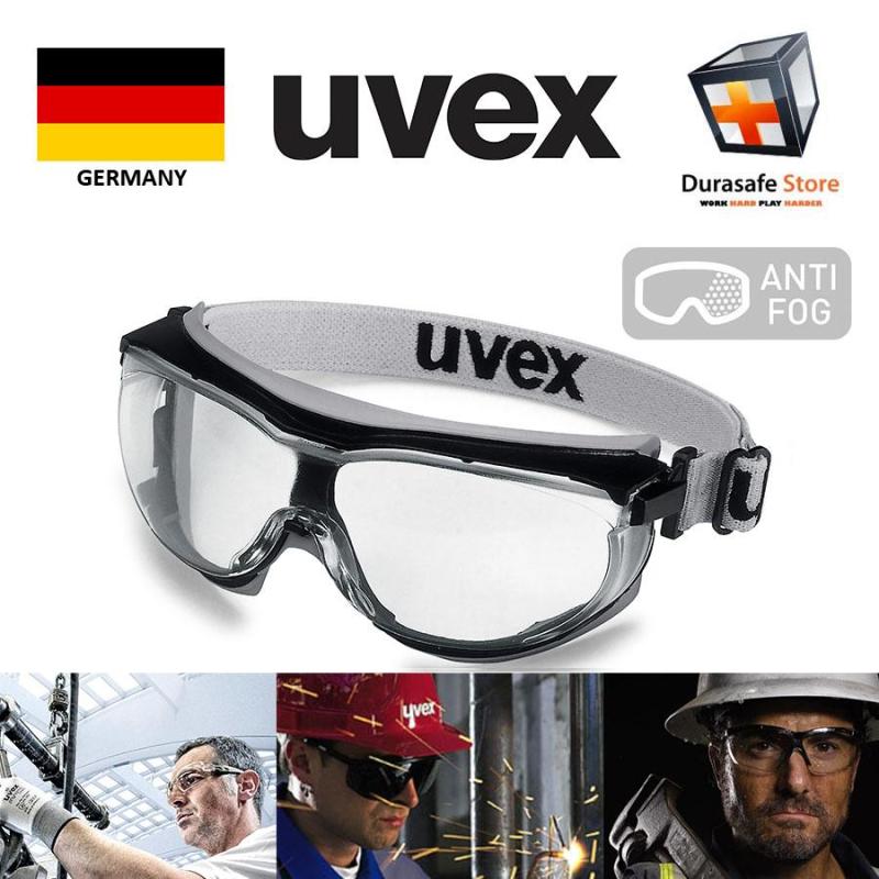 Kính Bảo Hộ UVEX 9307375 Carbonvision Wide Vision Safety Goggle Black Frame Clear Supravision Extreme Len