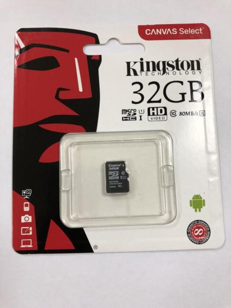 Thẻ nhớ 32GB Kingston  - Bảo hành 5 năm