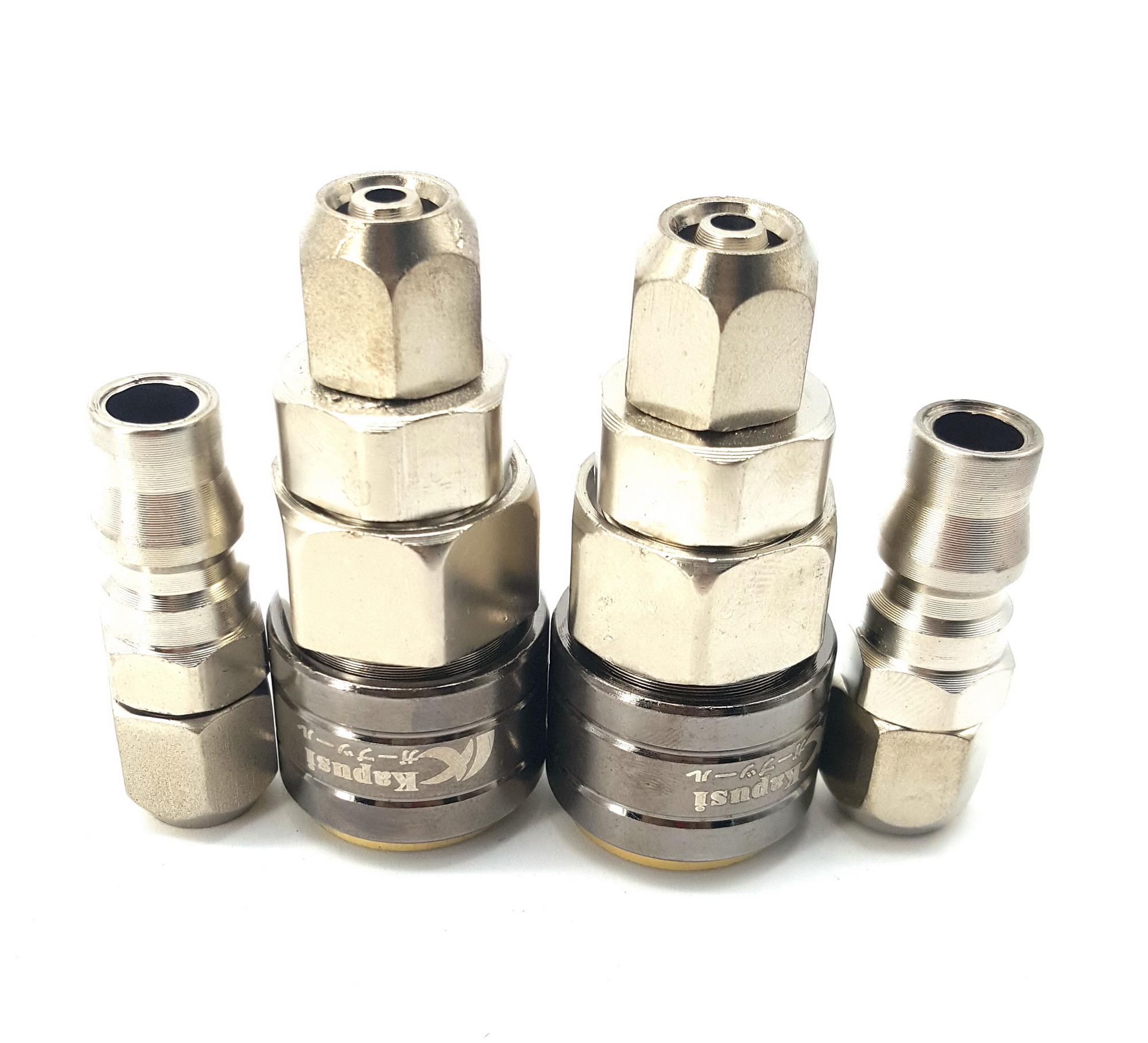 [HCM]BỘ 2 ĐẦU NỐI HƠI KHÍ NÉN ỐNG  8 LY KAPUSI