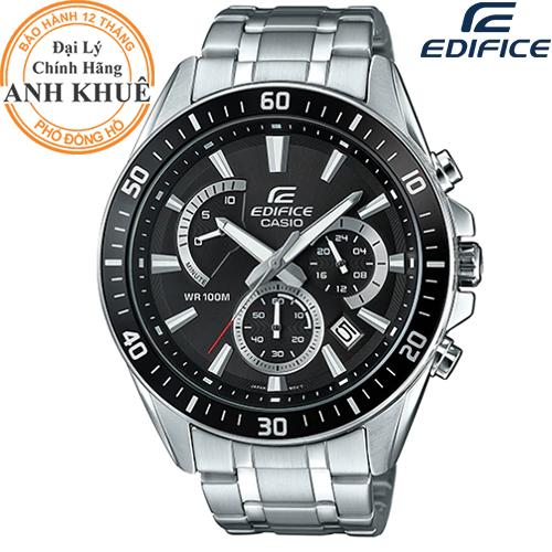 Đồng hồ nam dây kim loại EDIFICE chính hãng Casio Anh Khuê EFR-552D-1AVUDF