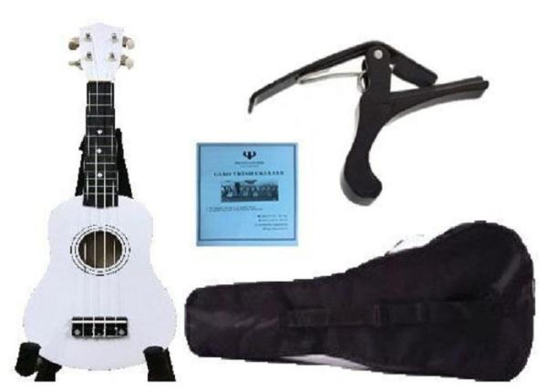 Tặng ngay bao da cao cấp và capo nâng tông Miễn phí khi mua đàn ukulele màu