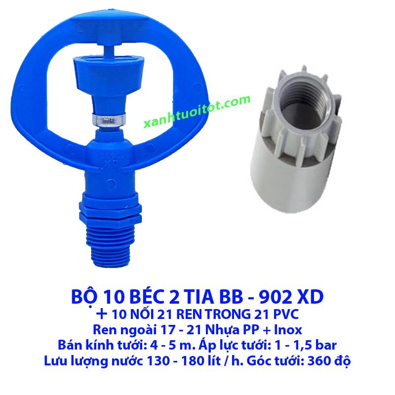[HCM]Béc tưới nhỏ - Béc 2 tia BB-902 XD