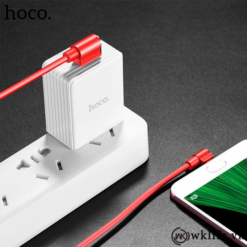 Cáp sạc nhanh type-c 2 đầu chữ l cho android