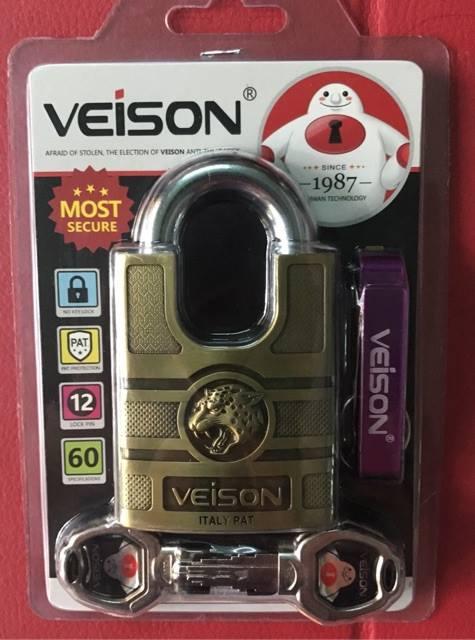 Ổ Khóa 6 phân chống cắt VEISON chống trộm