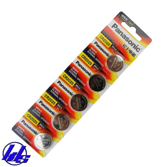 Pin CR2025 Panasonic Vỉ 5 viên - Made in Indonesia