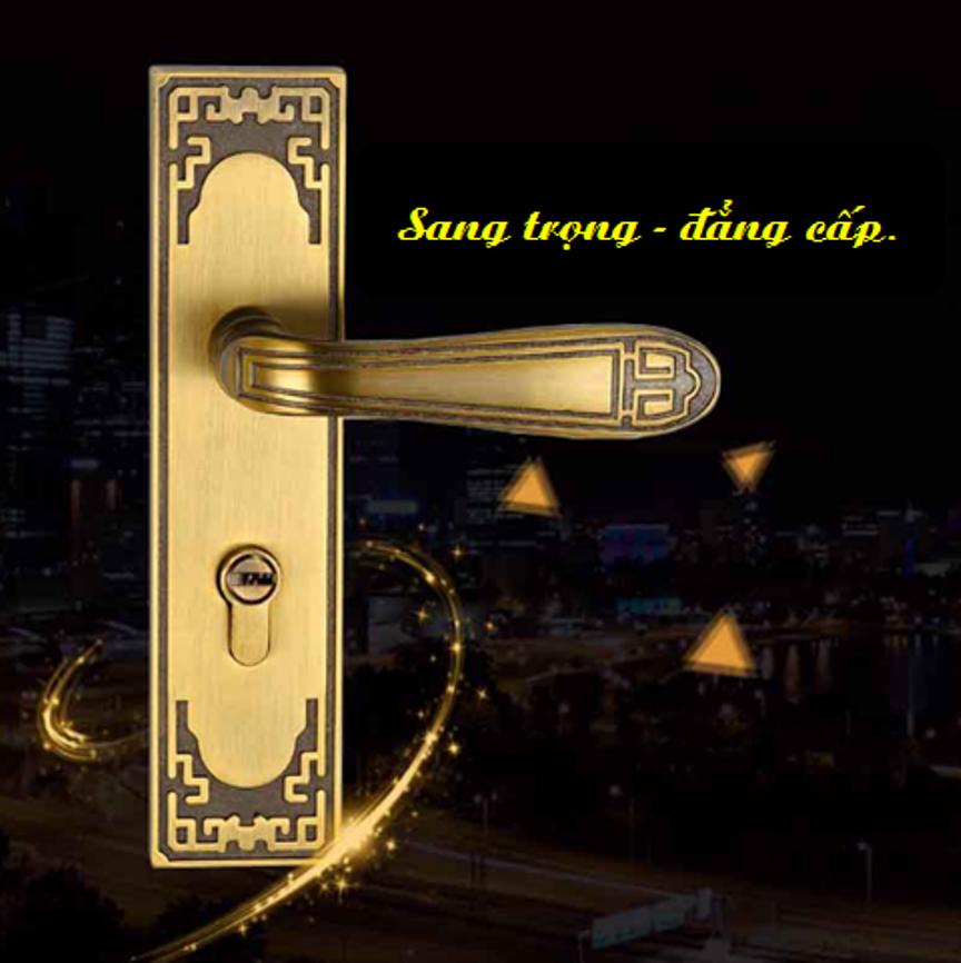 Khóa cửa tay gạt hợp kim Canadi MS1