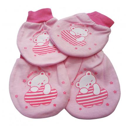 Combo set 2 đôi bao tay + 1 đôi bao chân cho bé mio mio
