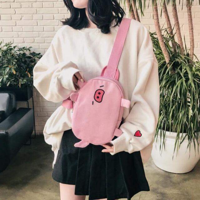 Túi đeo chéo bao tử heo đáng yêu