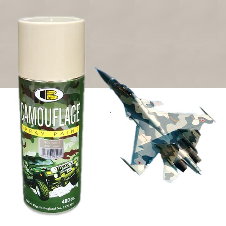 [HCM]Sơn xịt màu lính Light Grey - Camouflage Bosny